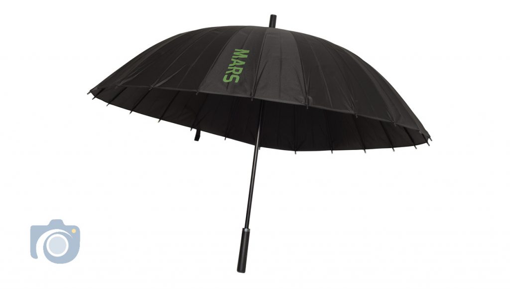 Product photo – Mars umbrella in up position by Watford Photographers