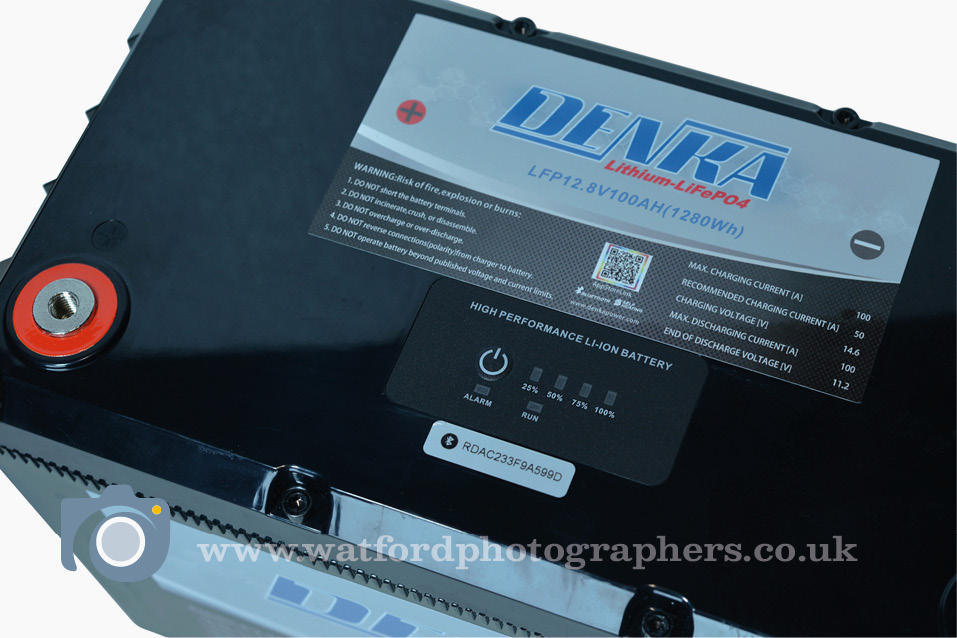 Product photos of batteries by Watford Photographers