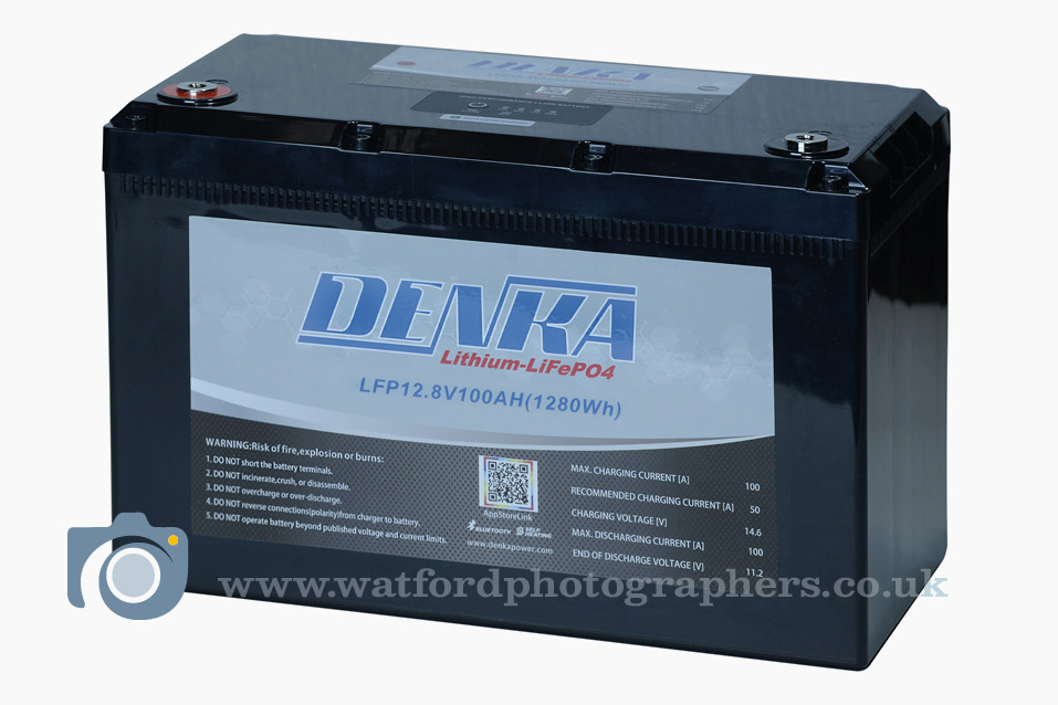 Product photos of batteries by Watford Photographers